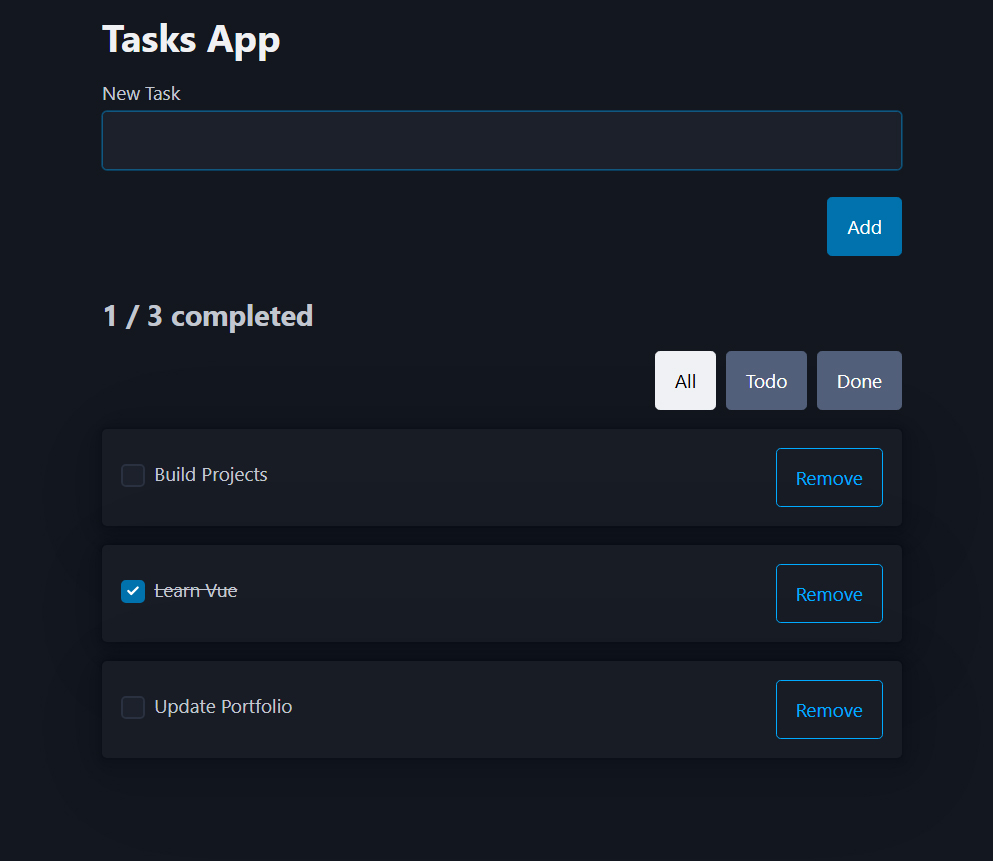 Tasks App